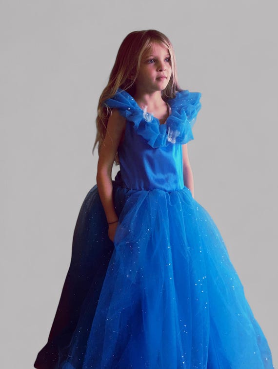 MYRISAM Robe De Cendrillon Papillon Déguisements Filles Princesse C Costume De Carnaval Halloween Cosplay Noel Robe Amz