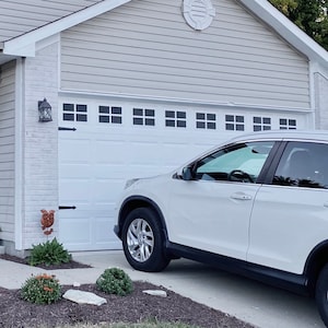 Faux Garage Window Decals | Glossy Vinyl, Curb Appeal