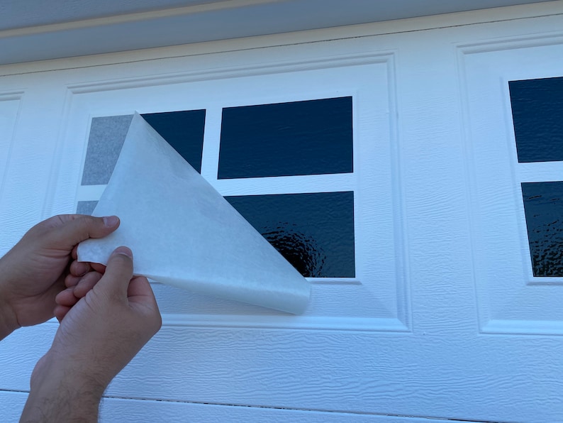 Garage Door Window Decals Garage Faux Window Decals Window Etsy Canada