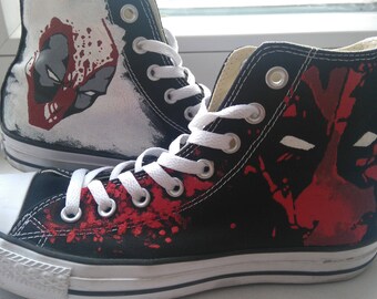 deadpool custom converse