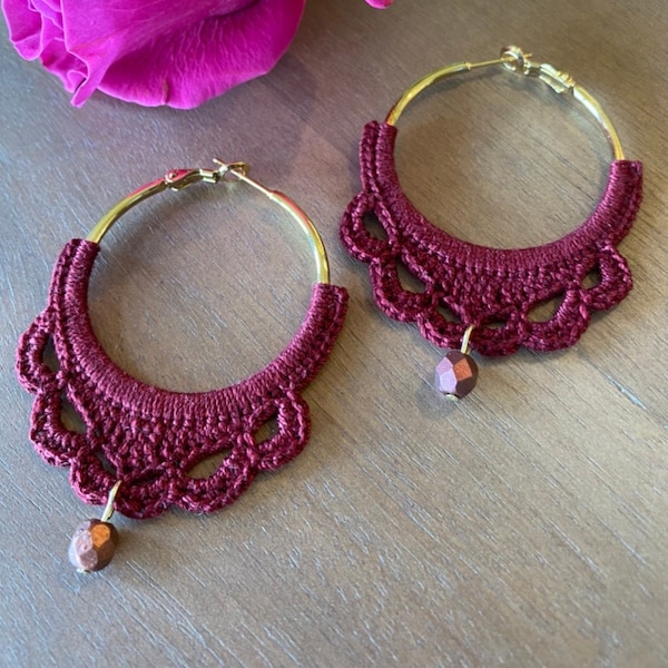 You Are Loved Earrings- Crochet Pattern