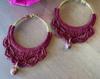 You Are Loved Earrings- Crochet Pattern