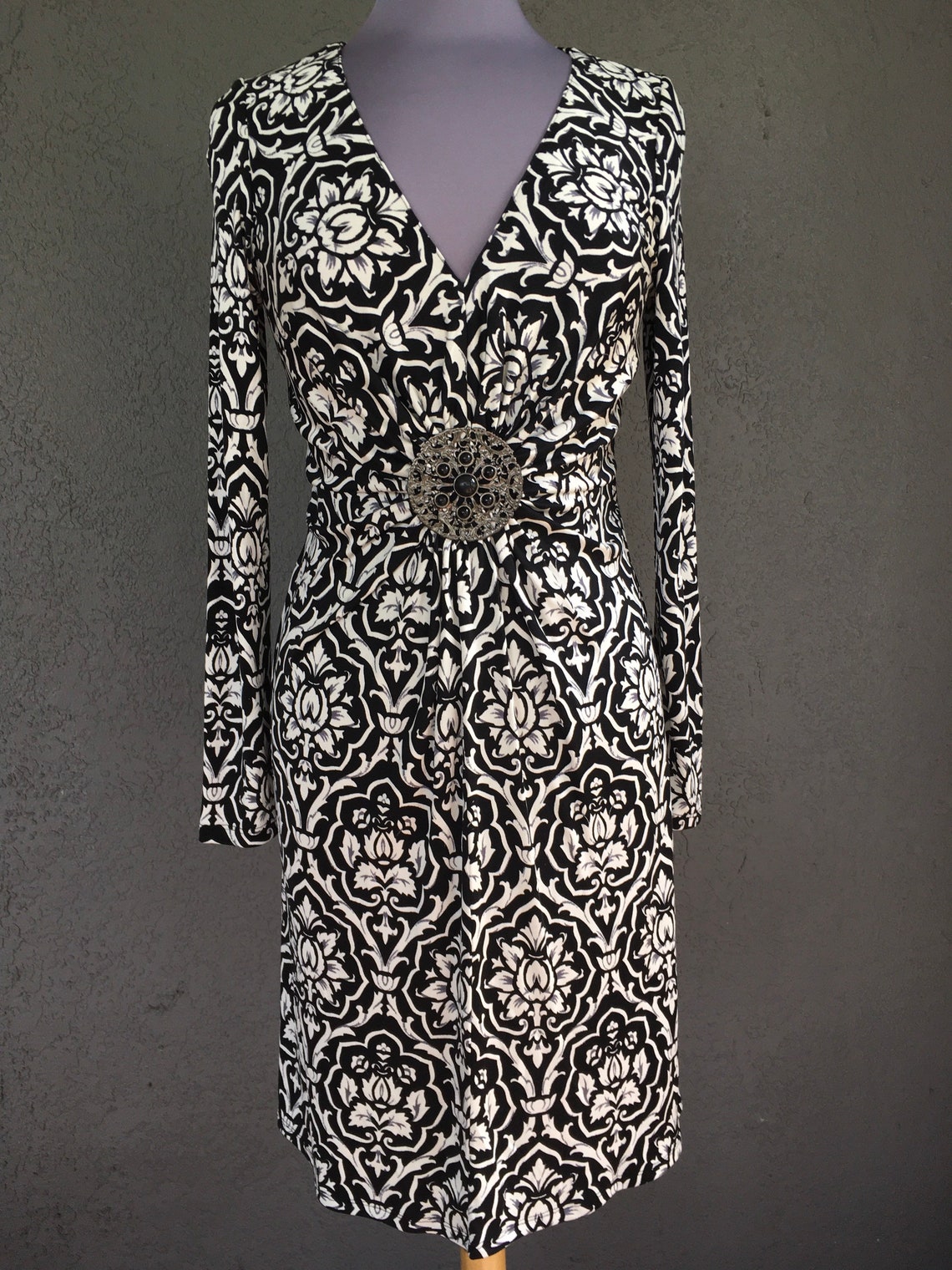 Vintage 90s Sherri Bloom/peter Noviello CHETTA B Dress Sz. 8 | Etsy