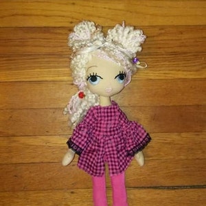 NoniDolls  Hand Made  Cloth Doll   Heirloom   Nursery Decor