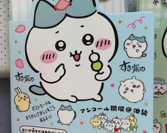 Portapapeles Chiikawa A6 con bloc de notas: papelería kawaii, páginas coloridas, edición limitada en China