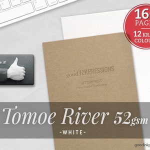 160 Pages- Tomoe River White Midori Inserts -  Notebooks and Planners - Scrapbooking - Fountain Pen - A5 Regular Midori - B6