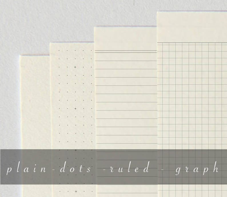 Tomoe River CREAM 52gsm Premium Cover Paper Midori Insert Scrapbooking notebook A5 Regular A6 image 2