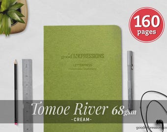Tomoe River CREAM 68gsm, 160 pages, TN Notebook, Fountain Pen Paper