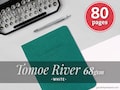 80 pages- 68gsm Tomoe River White, Scrapbooking Fountain Pen - Watercolor product logo