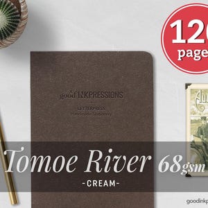 120 páginas - Tomoe River Cream 68 g/m² - Insertos TN - Cuadernos y agendas - Scrapbooking - Papel para pluma estilográfica -