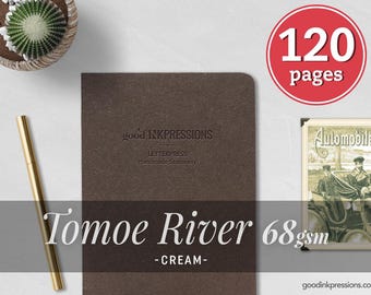 120 pagine - Carta Tomoe River Cream 68 g/m² - Inserti per TN - Quaderni e agende - Scrapbooking - Carta per penna stilografica -