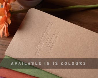 Insert TN premium, fabriqué avec CLAIREFONTAINE - Papier pour stylo-plume - 10 tailles - 14 couleurs