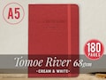 A5 - TOMOE RIVER 68gsm - 180 pgs. - Cream & White -Fountain Pen Friendly  - Extra Durable Construction product logo