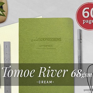 Tomoe River CREAM 68gsm, TN Notebook- Fountain Pen Paper - Regular - A5 -   Passport