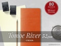 80 Pages- TOMOE RIVER Cream TN Inserts - Notebook - Fountain Pen Paper - 10 sizes - 14 colours product logo