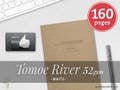160 Pages- Tomoe River White - TN Inserts -  Notebooks and Planners - Scrap booking - Fountain Pen Paper - 10 sizes - 14 colours product logo