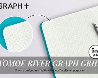 UNIQUE GRAPH PLUS Grid - 120 páginas - Tomoe River Cream 68 g/m² - Tomoe River White 68 g/m² - Cuadernos y agendas - Pluma estilográfica