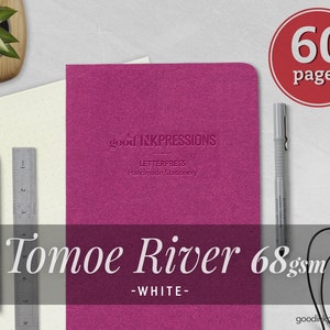 Quaderno Tomoe River White 68 g/m², TN - Carta per penna stilografica - Formato normale A5 B6 Slim Personal A6 Passport