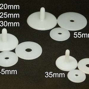 Doll Joints 20mm, 25mm, 30mm, 35mm, 45mm, and 55mm - SOLD INDIVIDUALLY - Buy just what you need with exception of 2 joint minimum