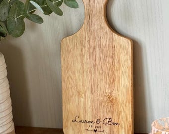 PREORDER ||Personalised Wooden Chopping Board | Custom Engraved | Serving Board | New home gift | Wedding gift | Cheese Board | Housewarming