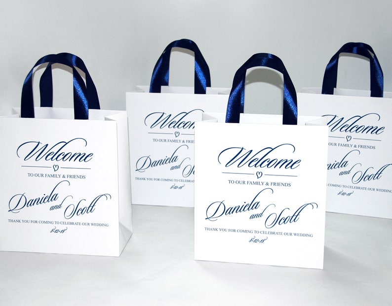 20 Elegant Wedding Bags With Satin Ribbon Handles and Etsy