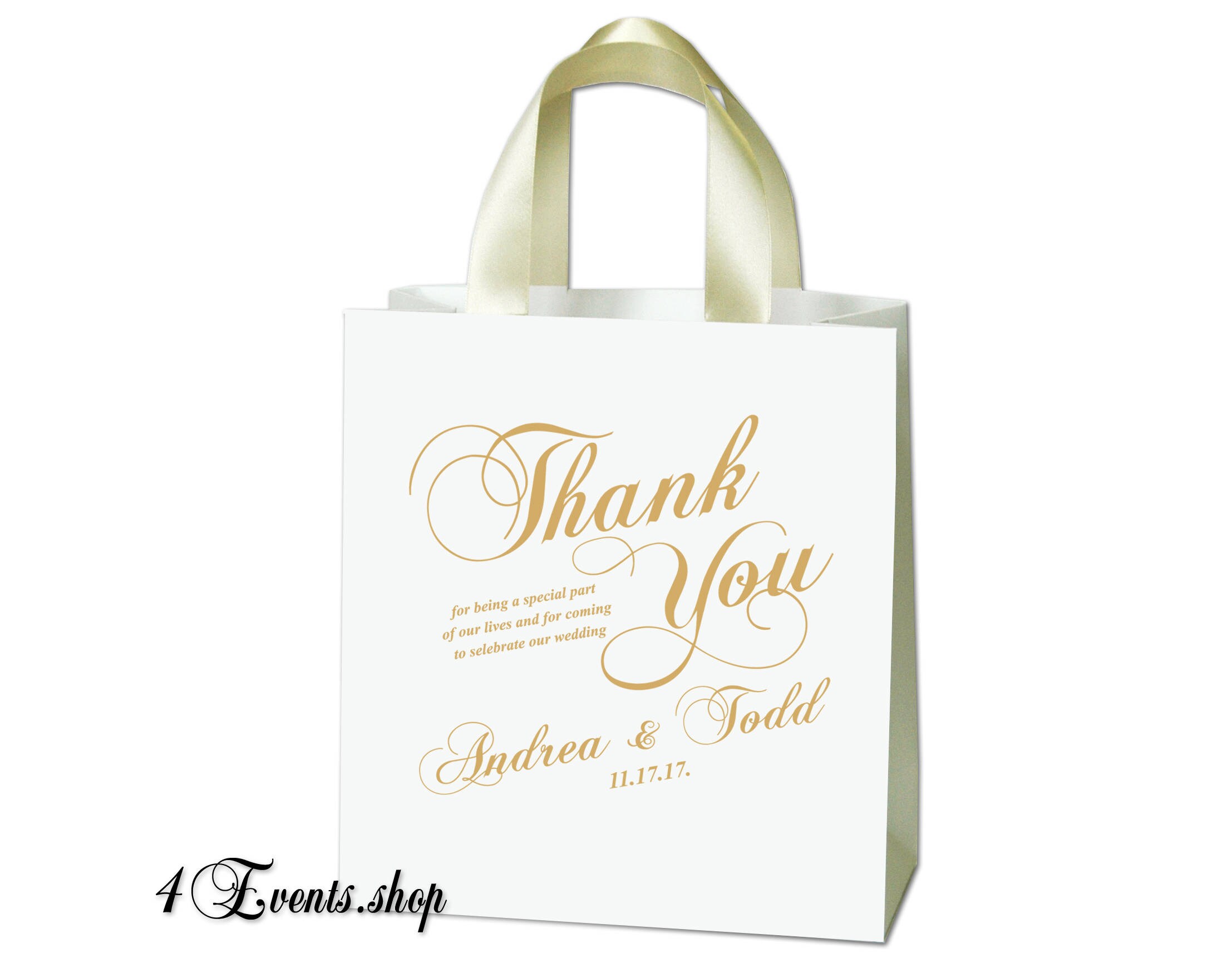 crystal thank you bag