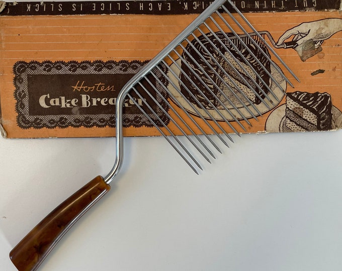 Vintage Mid Century Hostess Cake Breaker in Original Box / Etsy