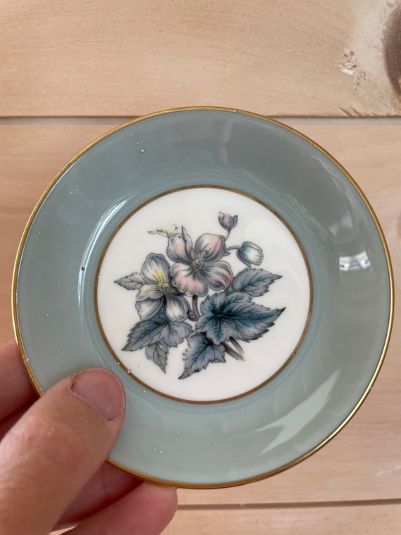 Vintage Floral Pattern Ring Dish / Royal Worceste… - image 4