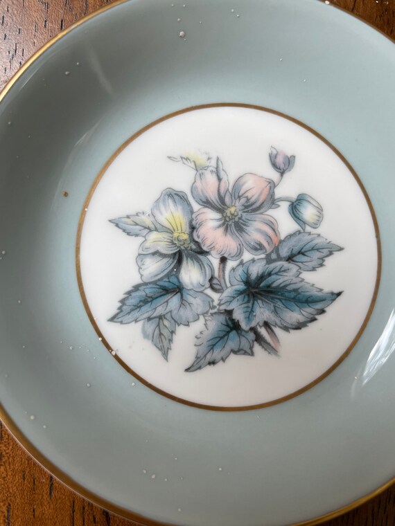 Vintage Floral Pattern Ring Dish / Royal Worceste… - image 3