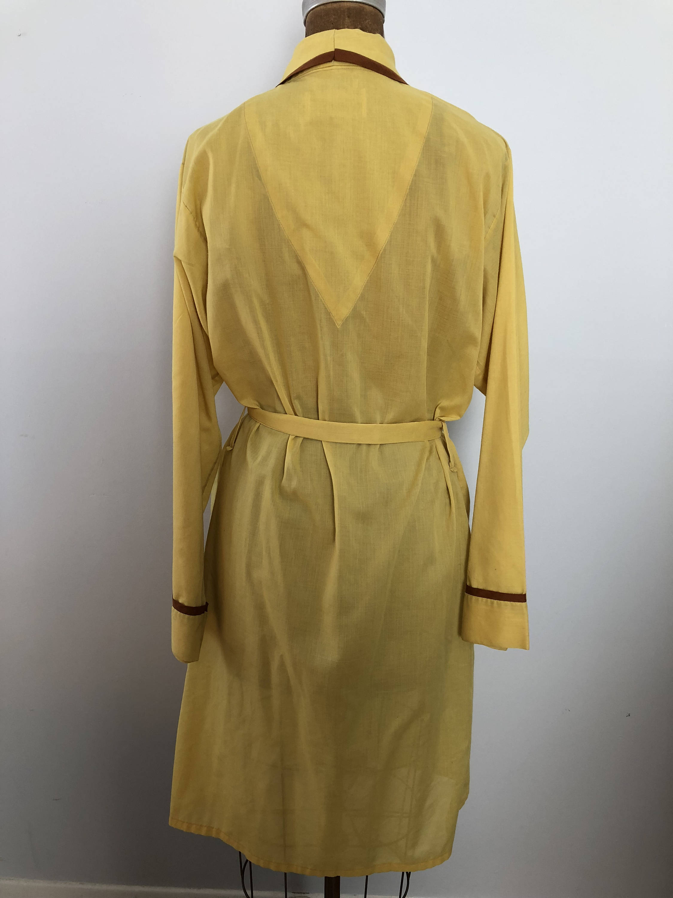 mustard yellow robe
