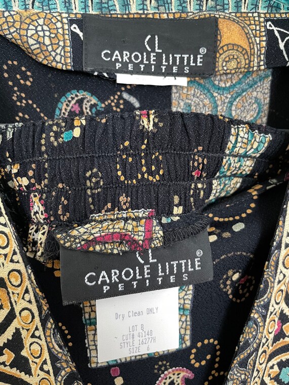 Vintage Carole Little Petites Matching Top and Sk… - image 5