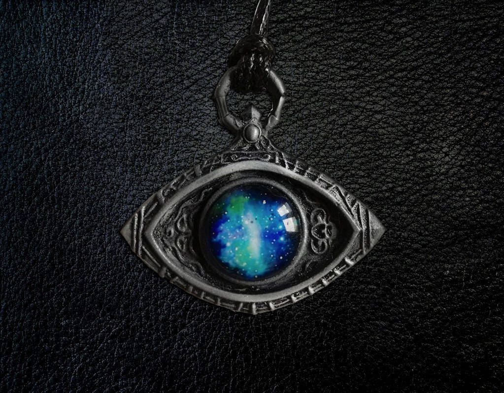 Cosmic Eye Watcher Badge Pendant Bloodborne Inspired Etsy