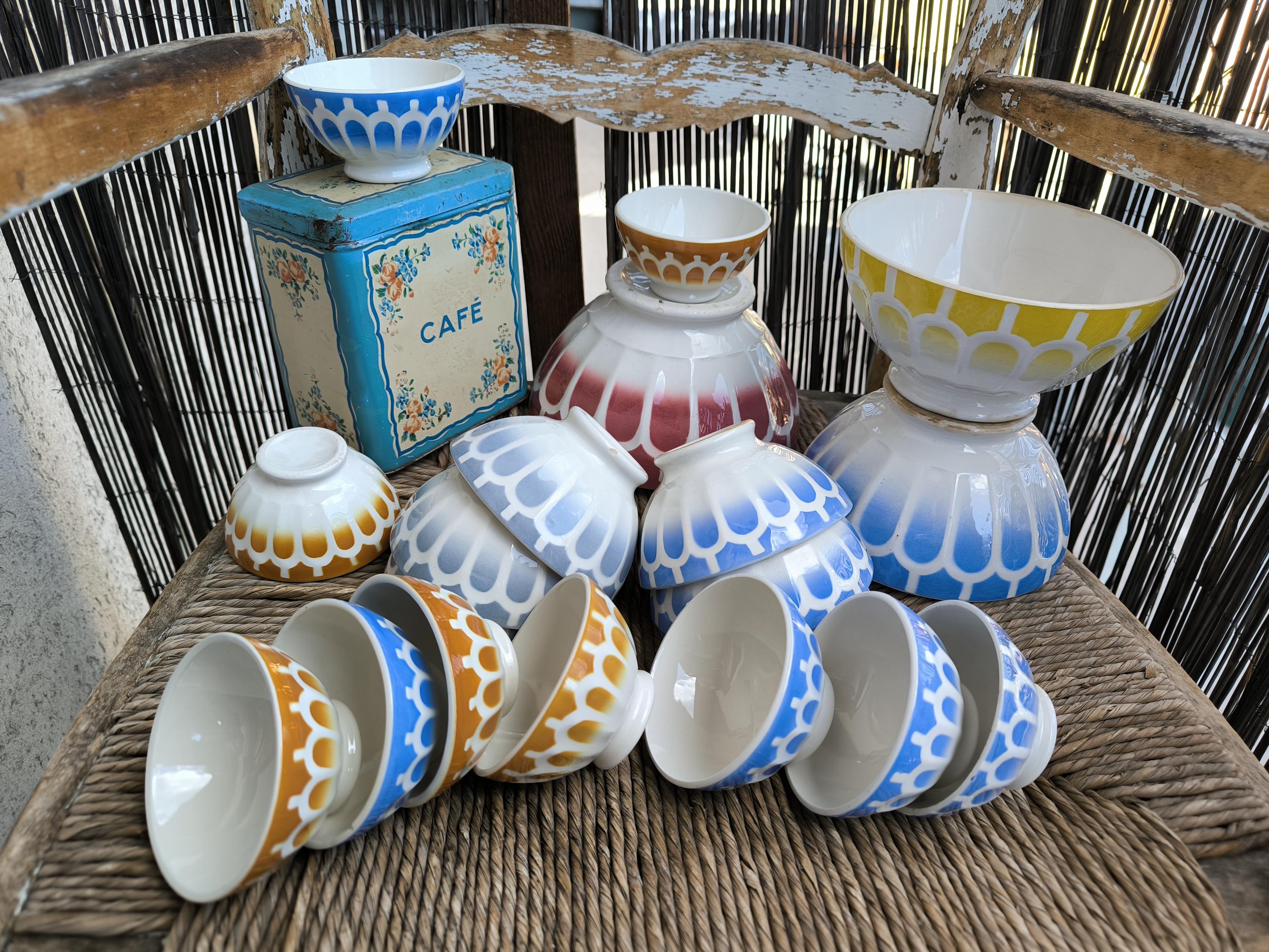 美品 カフェボウル 3セット 陶器 食器 インテリア ヴィンテージ フランス 楽天市場】カフェオレボウル フランス（食器｜食器・カトラリー