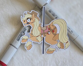 Apple jack carousel horror sticker