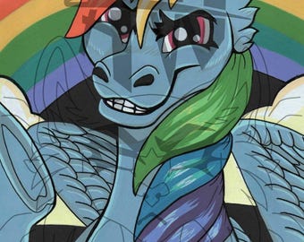 Rainbow Dash Art Print