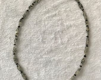 19 inch Rutilated quartz necklace
