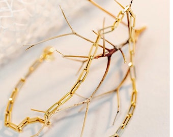14k Paperclip Chain/Necklace