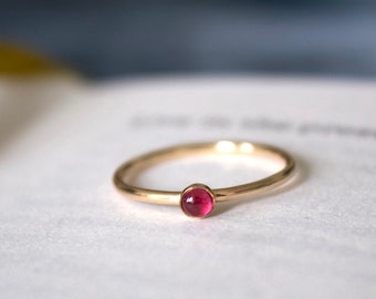 Ruby ring/ 14k gold filled stacking Ruby ring/ Stackable/ Silver Ruby ring/ Dainty ring/ Stacking Ring/ Gold Ruby ring/ July Birthstone ring
