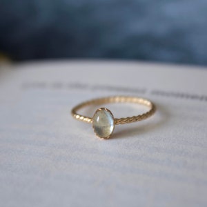 Aquamarine Ring / 14k gold filled stacking aquamarine ring/Stackable/ Dainty/ Minimalist Gold Filled Rings/ Minimalist Ring