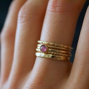 Amethyst Ring/14k gold filled stacking amethyst ring /Stackable/ Handmade/ Thin/ Dainty/ Minimalist Delicate Gold Filled Rings/ amethyst image 8