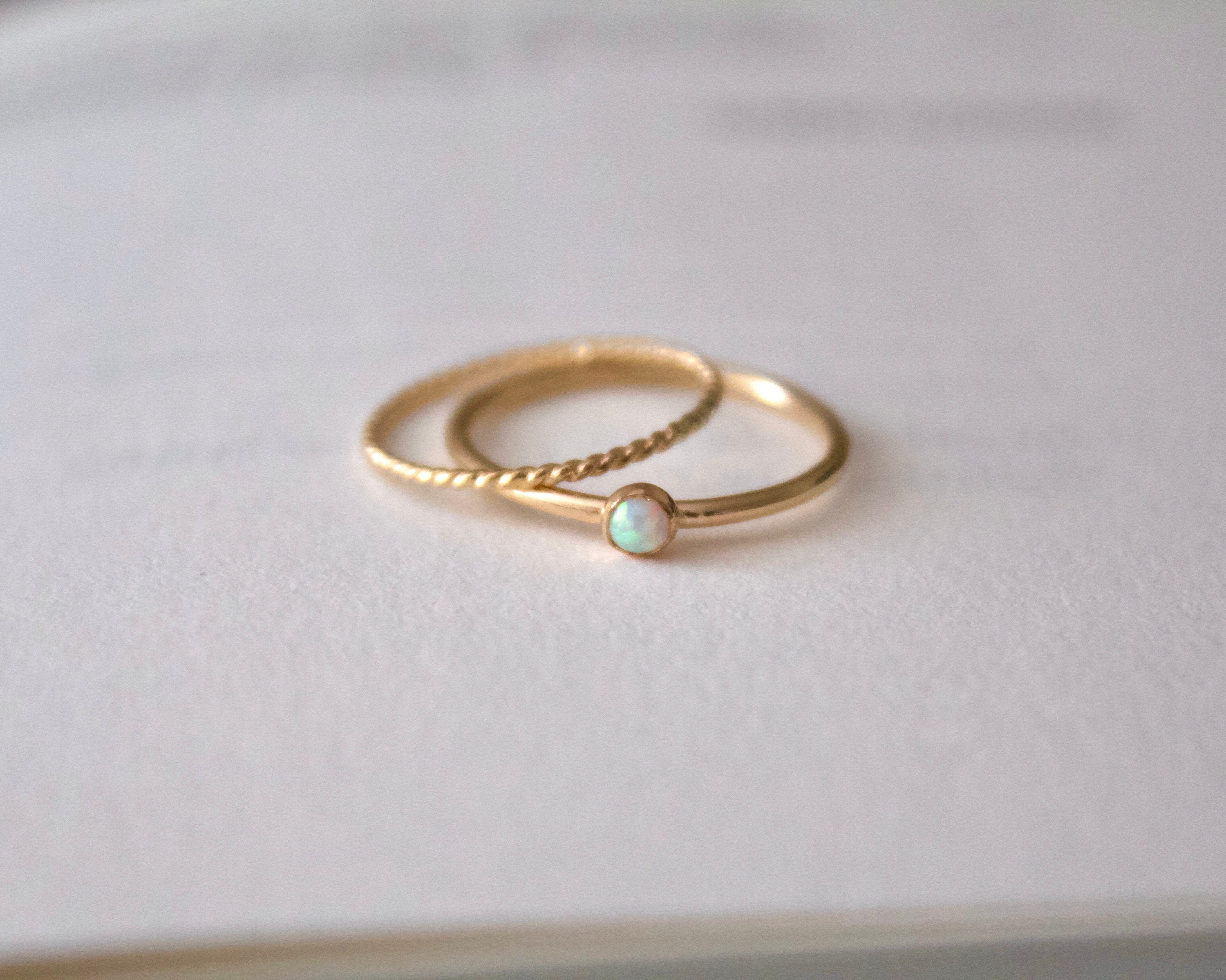 Goldfilled Opal Ring - Etsy