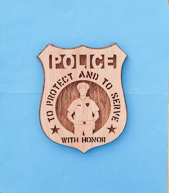 Police Policewoman Home Decor Man Cave Decor Police Etsy