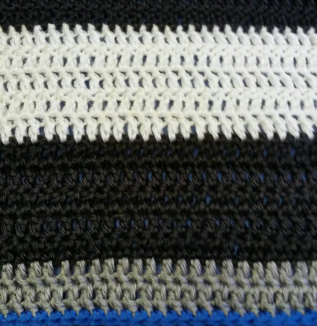 Thin Blue Line Baby Blanket / Police Officer Baby Blanket / Etsy