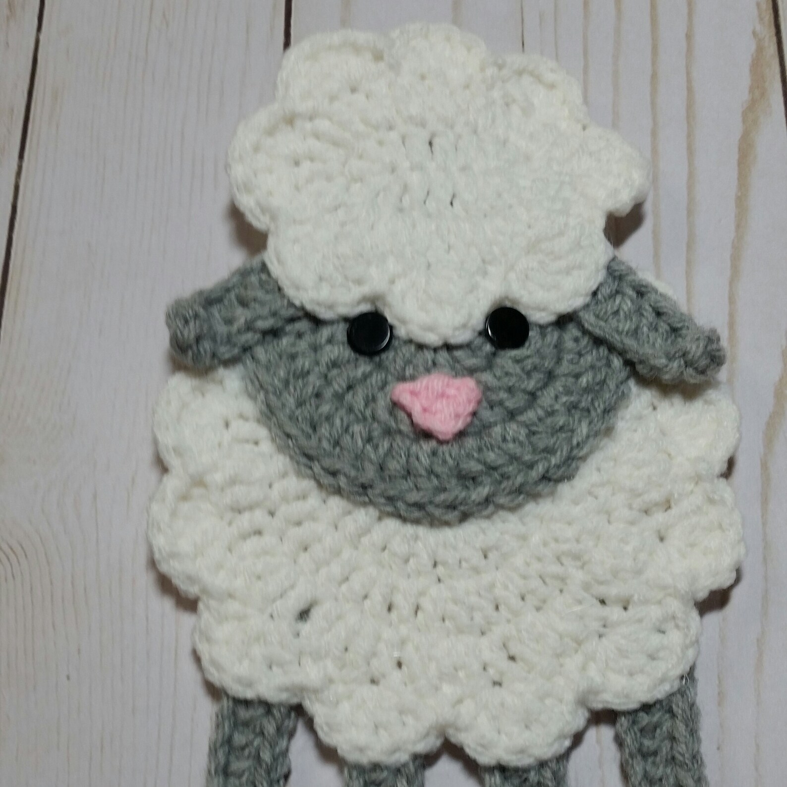 Lamb Applique Crochet Lamb Applique Premade Applique Ready Etsy