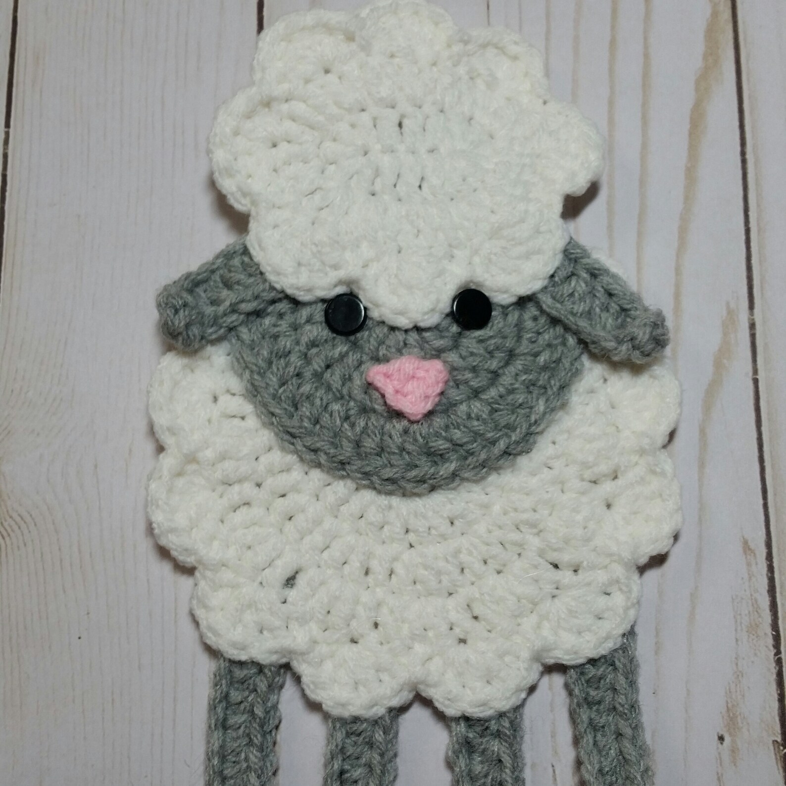 Lamb Applique Crochet Lamb Applique Premade Applique Ready Etsy
