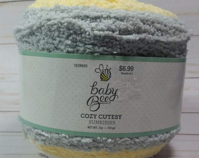 Baby Bee Cozy Cutesy Sunkisses Yarn / Lot 42404 / Yarn Destash Etsy