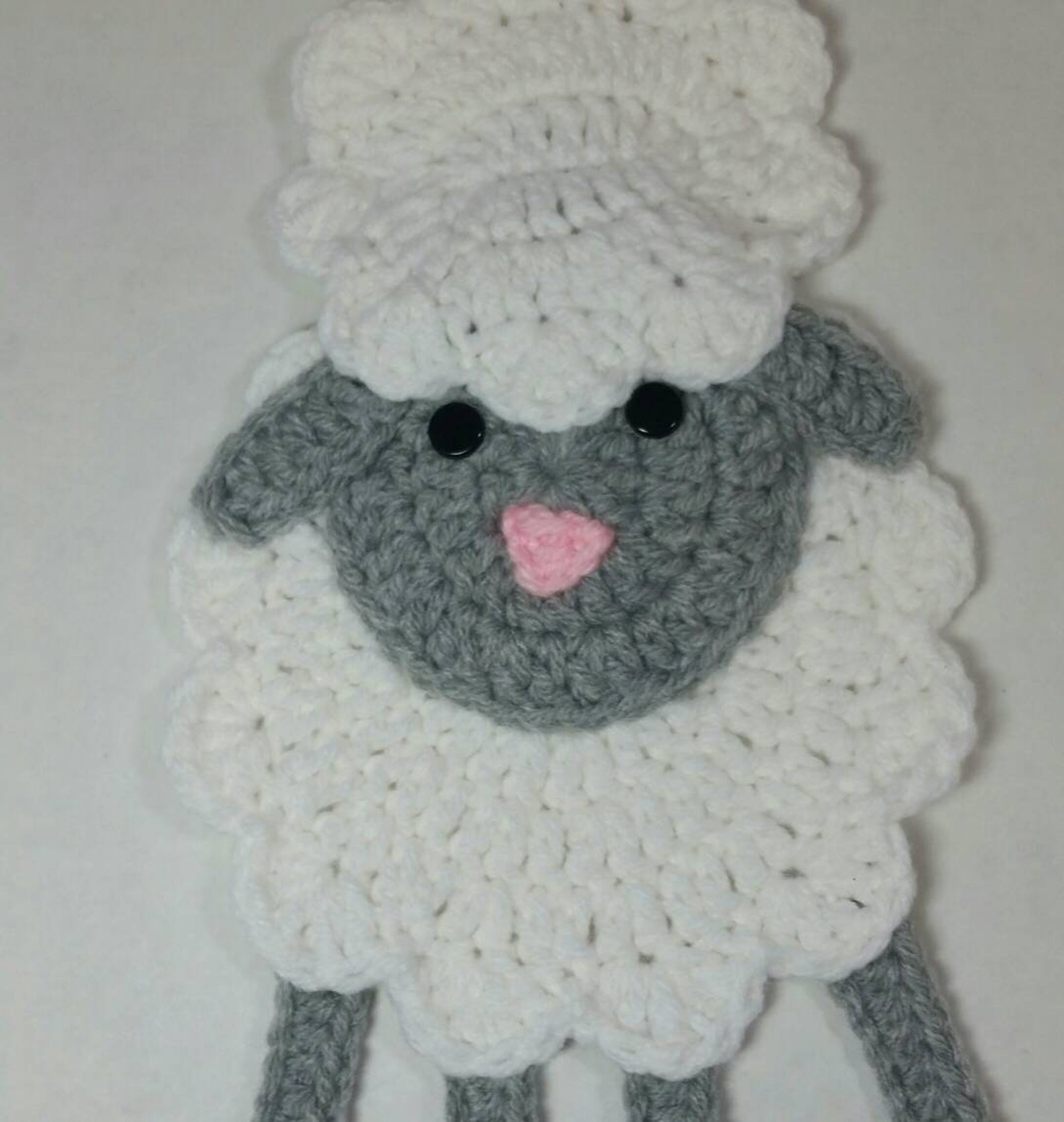 Lamb Applique / Crochet Lamb Applique / Premade Lamb Applique Etsy