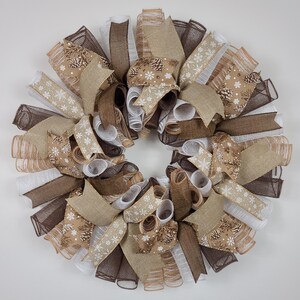 Rustic Winter Wreaths For Front Door, Wintertime Door Decor, Winter Wreaths For Christmas, Seasonal Wreaths For Door, Christmas Door Wreath