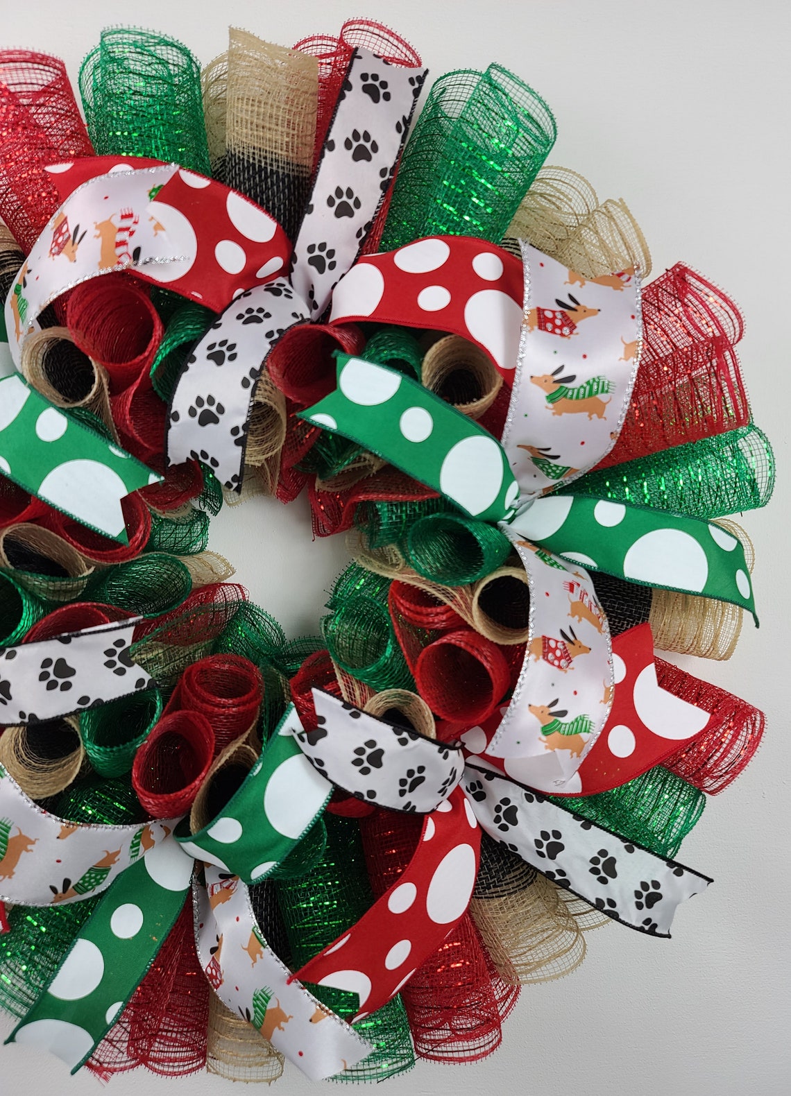 Dog Christmas Wreath 