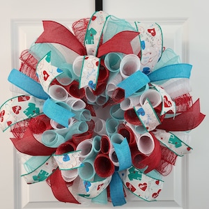 Nurse Wreath, Healthcare Workers Themed Wreath, Healthcare Heroes, Health Care Heroes, Healthcare Appreciation Gift, Nurse Graduation Gift